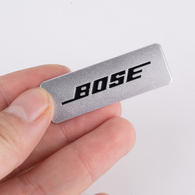 Logotipo elétrico de níquel ultra fino com cor personalizada e 100% QC ou teste garantido
