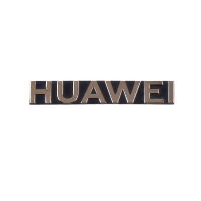 Logotipo Huawei personalizado placa de aço inoxidável para embalagens de produtos eletrônicos