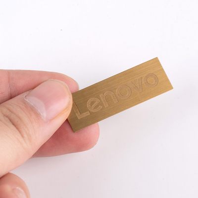 Placa de metal de alto brilho personalizada para aparelhos elétricos Instalação OEM
