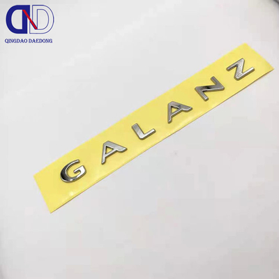 Nickel Silver Ultra-Fino Metal Logo Adesivo Adesivo para a produção personalizada Dawlance