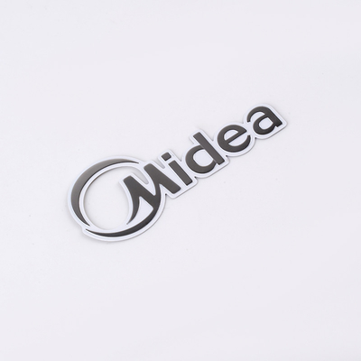 Logotipo de metal de alumínio oco personalizado para estratégias e soluções de marca exclusivas