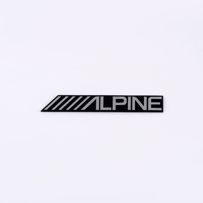 Eco-friendly Nickel Silver Metal Logos Directamente OEM Forma e cor