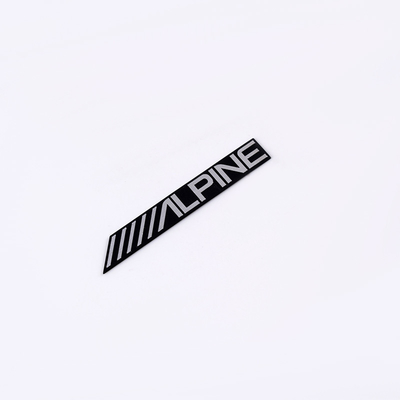 Eco-friendly Nickel Silver Metal Logos Directamente OEM Forma e cor