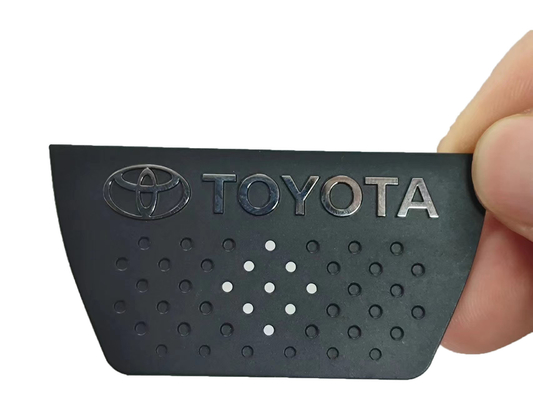Sinalização de logotipo eletrotécnico automotivo personalizado com materiais e instalação OEM