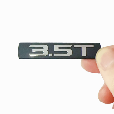 Produção personalizada de logotipos metálicos finais para sinais eletrogravados de níquel automotivo