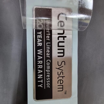 Personalização profissional de logotipos de alumínio de metal ecológico e atraente