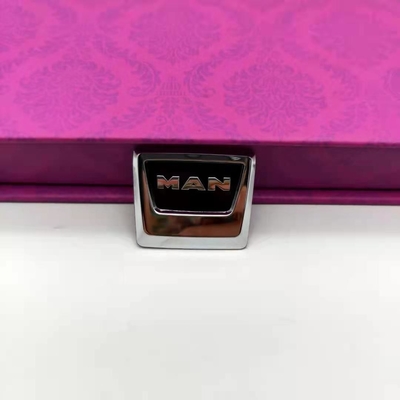 Fabricação personalizada de adesivos de logotipo metálico de níquel de eletrodoformação para chaves de automóvel