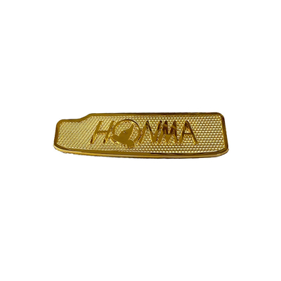 Logotipo personalizado End Eco-friendly Nickel Electroformed Metal Badge para equipamentos esportivos