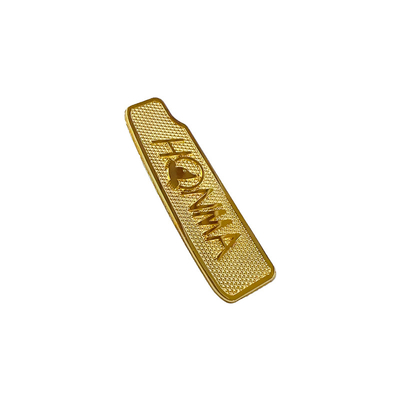 Logotipo personalizado End Eco-friendly Nickel Electroformed Metal Badge para equipamentos esportivos