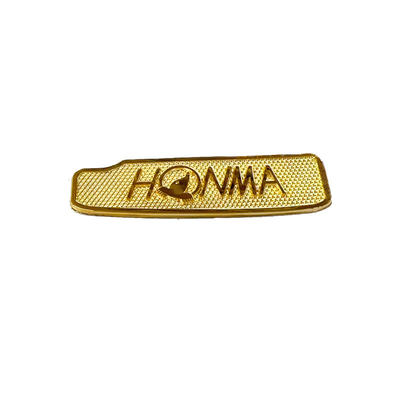 Logotipo personalizado End Eco-friendly Nickel Electroformed Metal Badge para equipamentos esportivos