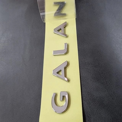 OEM Logotipo de metal ultra fino de níquel personalizado para aparelhos domésticos eletrônicos ecológicos