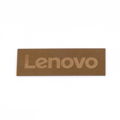 Placa de metal de alto brilho personalizada para aparelhos elétricos Instalação OEM