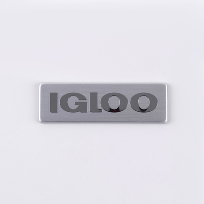 Embalagem Impressão de placas metálicas com sinais e logotipos eletróformados personalizados