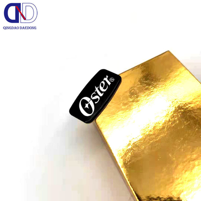 Rótulos de logotipo de metal de níquel e cobre eletroformados para soluções de marca personalizadas