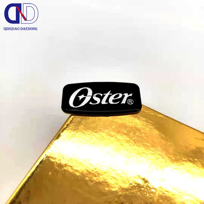 Rótulos de logotipo de metal de níquel e cobre eletroformados para soluções de marca personalizadas