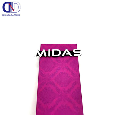 Etiquetas decorativas resistentes à corrosão de placas de metal inoxidável personalizadas